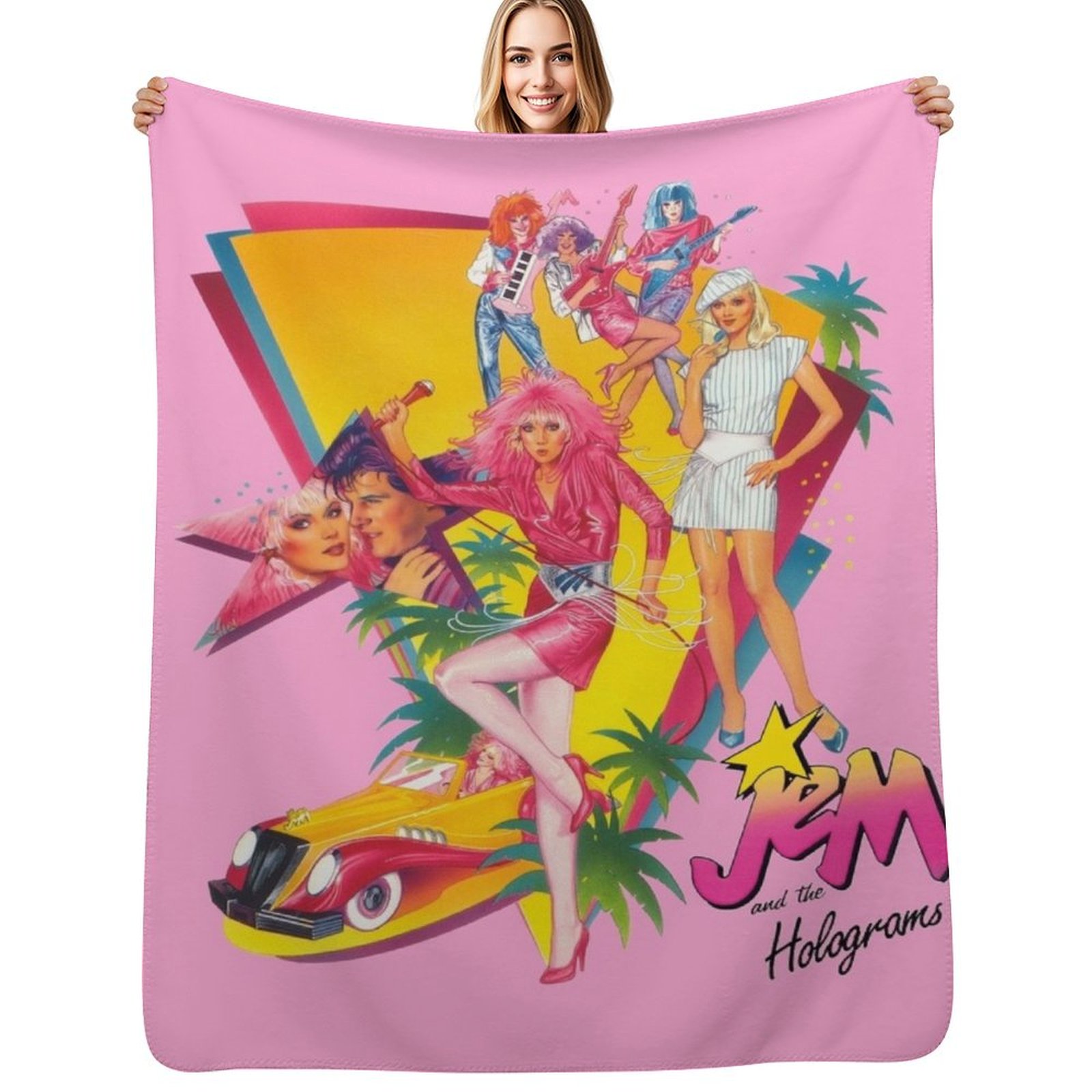 3D Printing Hologram - Manta decorativa Jem and the Holograms,