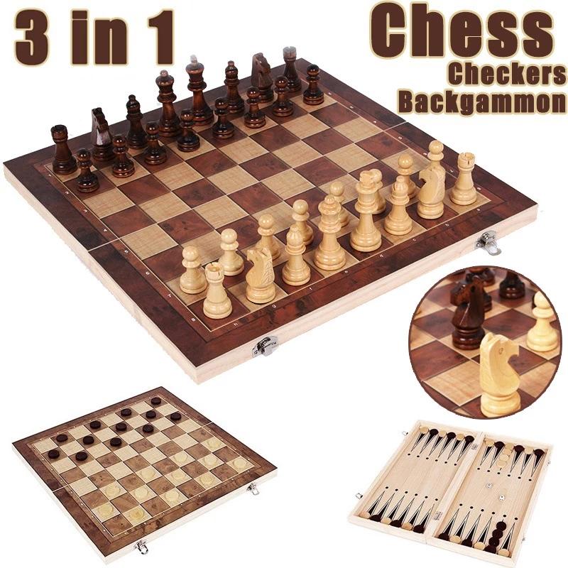 3D Printing Chess - Tablero de ajedrez 3 en 1,