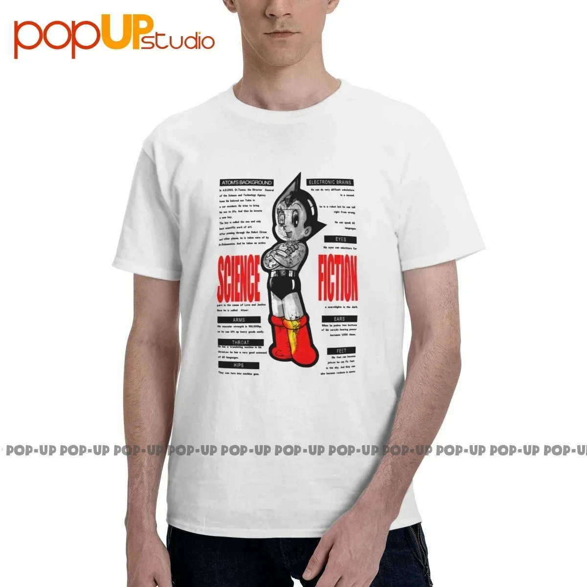 3D Printing Hologram - Camiseta Evintage Astro Boy Mighty Atom