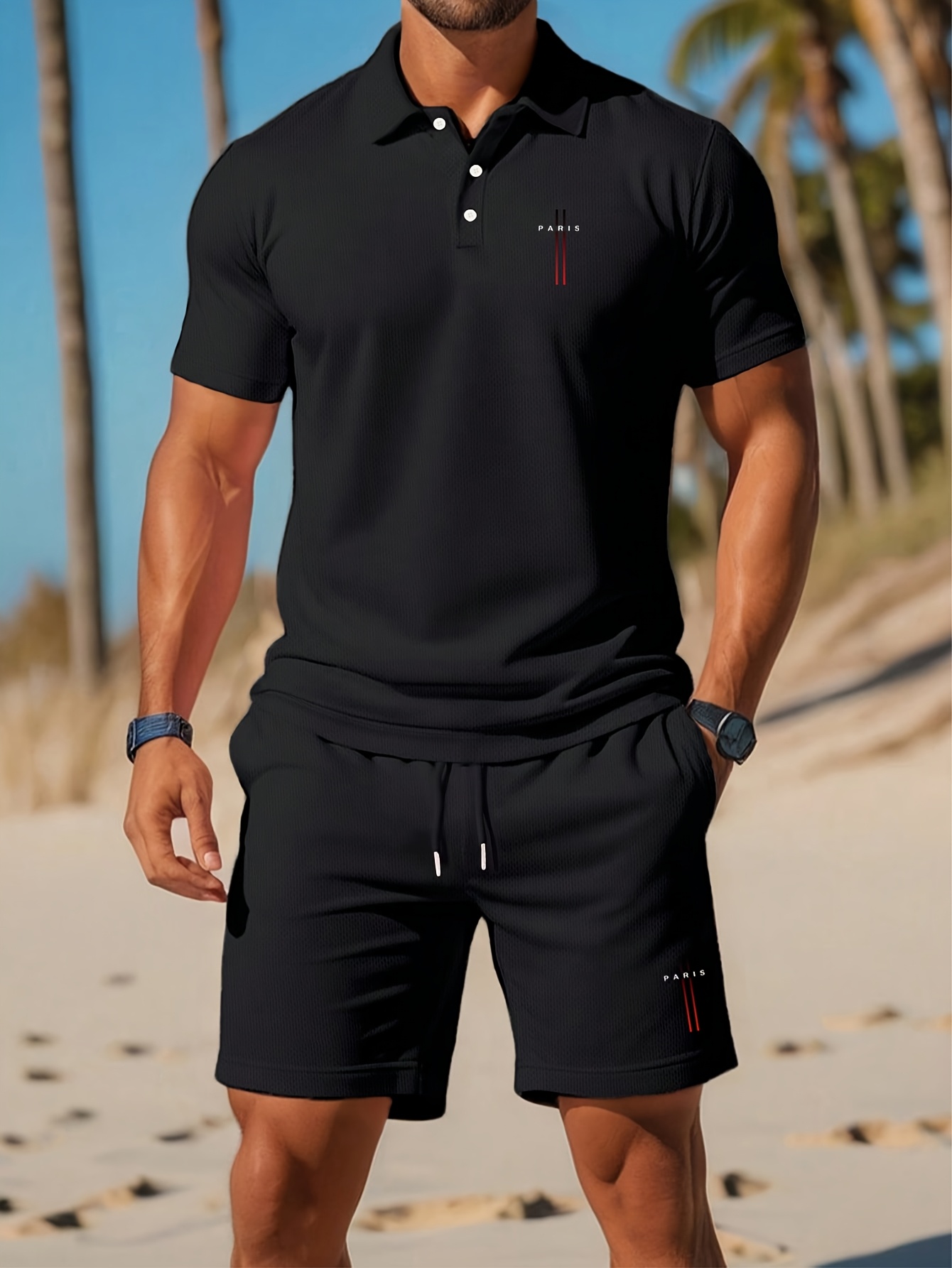 3D Printing Ideas - Conjunto de Polo para Hombre Verano