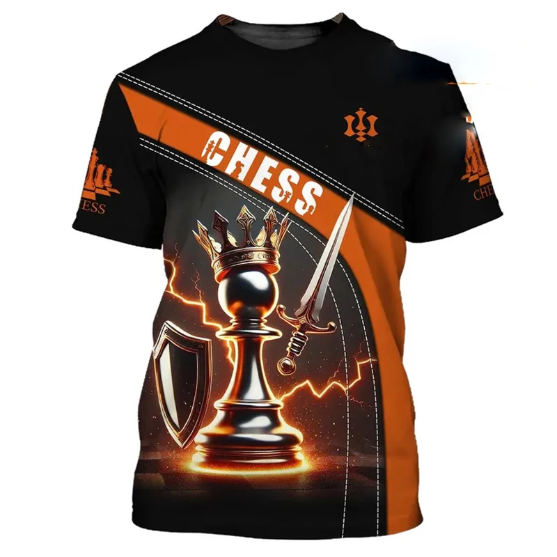 3D Printing Chess - Camiseta divertida de rey de ajedrez