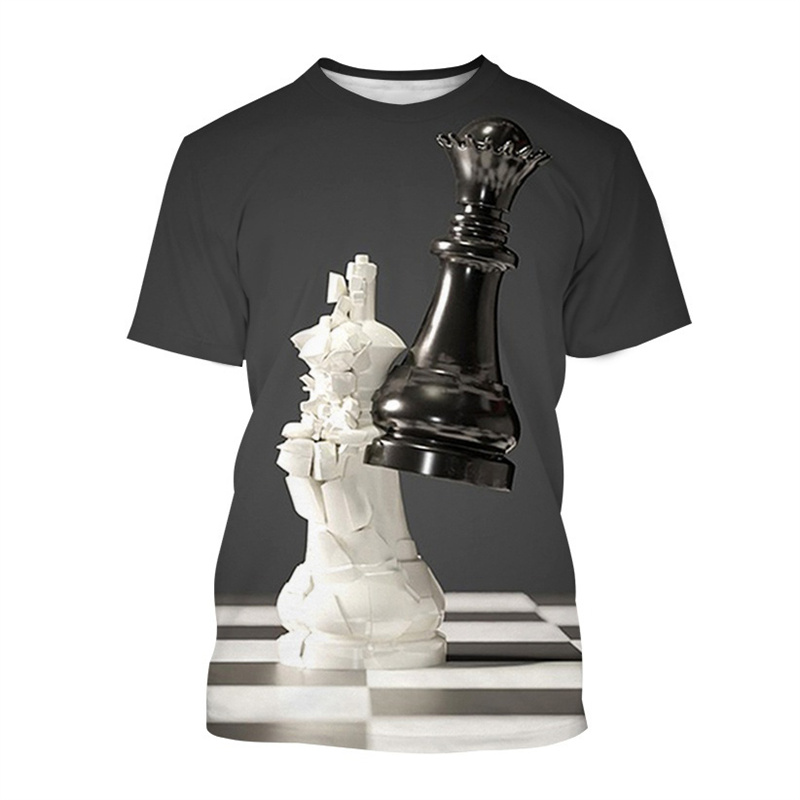 3D Printing Chess - Novedad en camiseta de ajedrez con