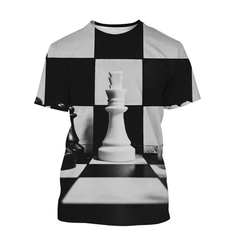 3D Printing Chess - Camiseta de ajedrez con diseño de
