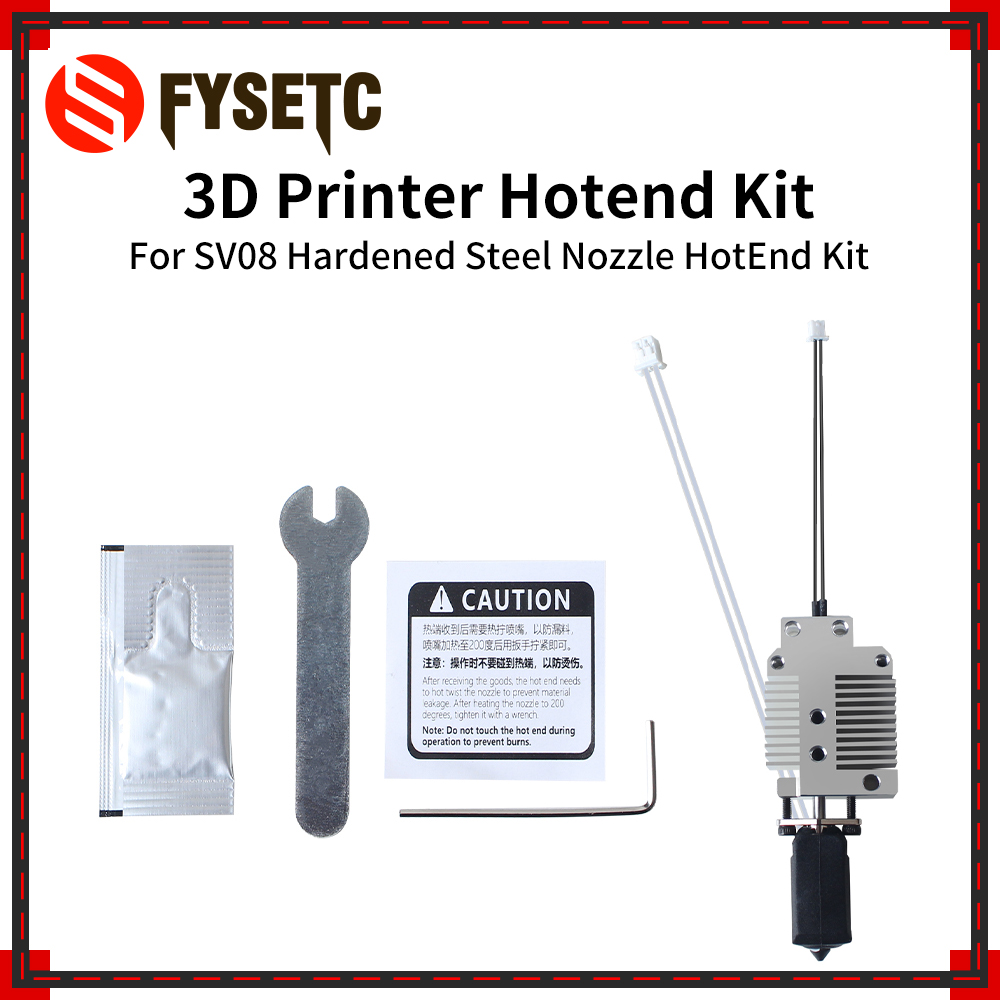 3D Printing Nozzle - Kit de boquilla de acero endurecido