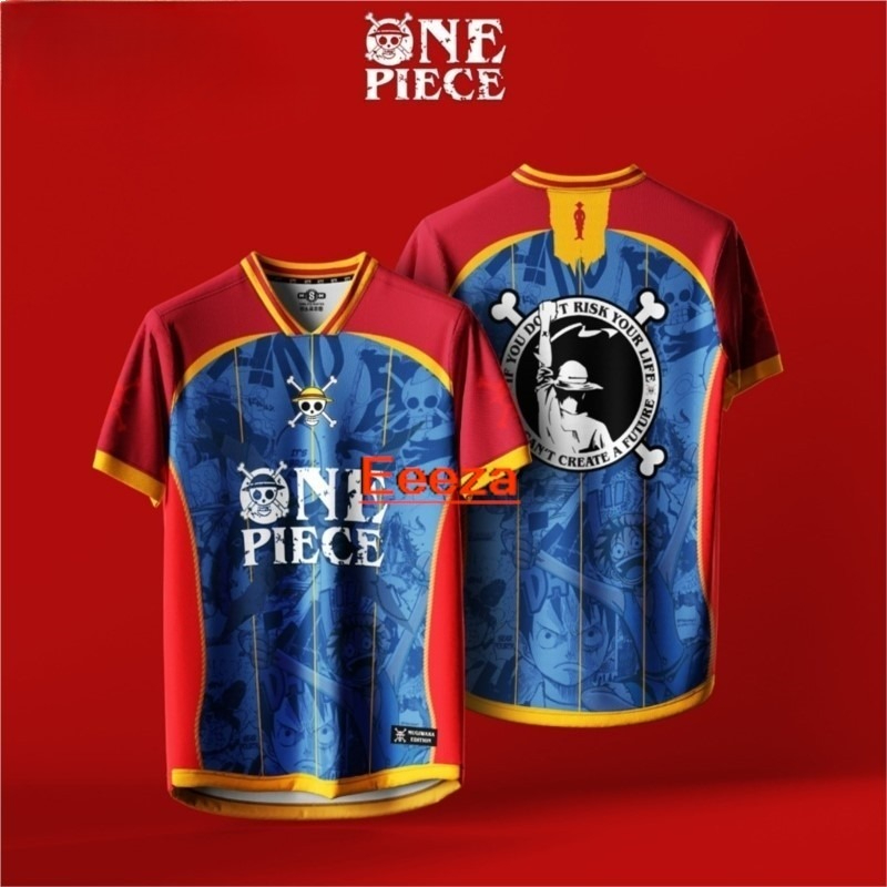 3D Printing One Piece - Camiseta de Jersey con Estampado 3D
