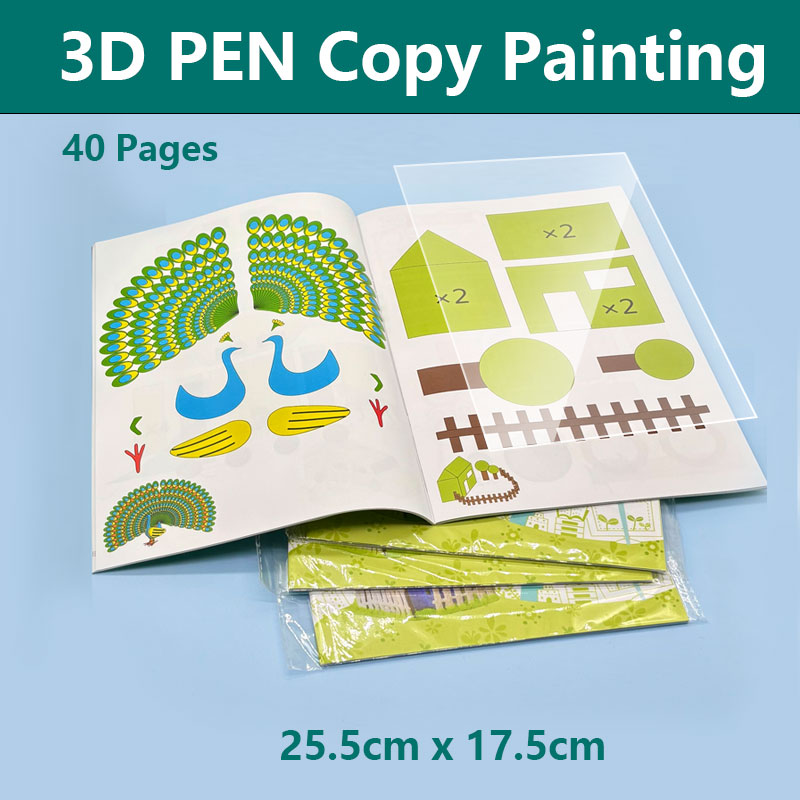 3D Printing Templates Free - Libro de dibujo con bolígrafo 3D