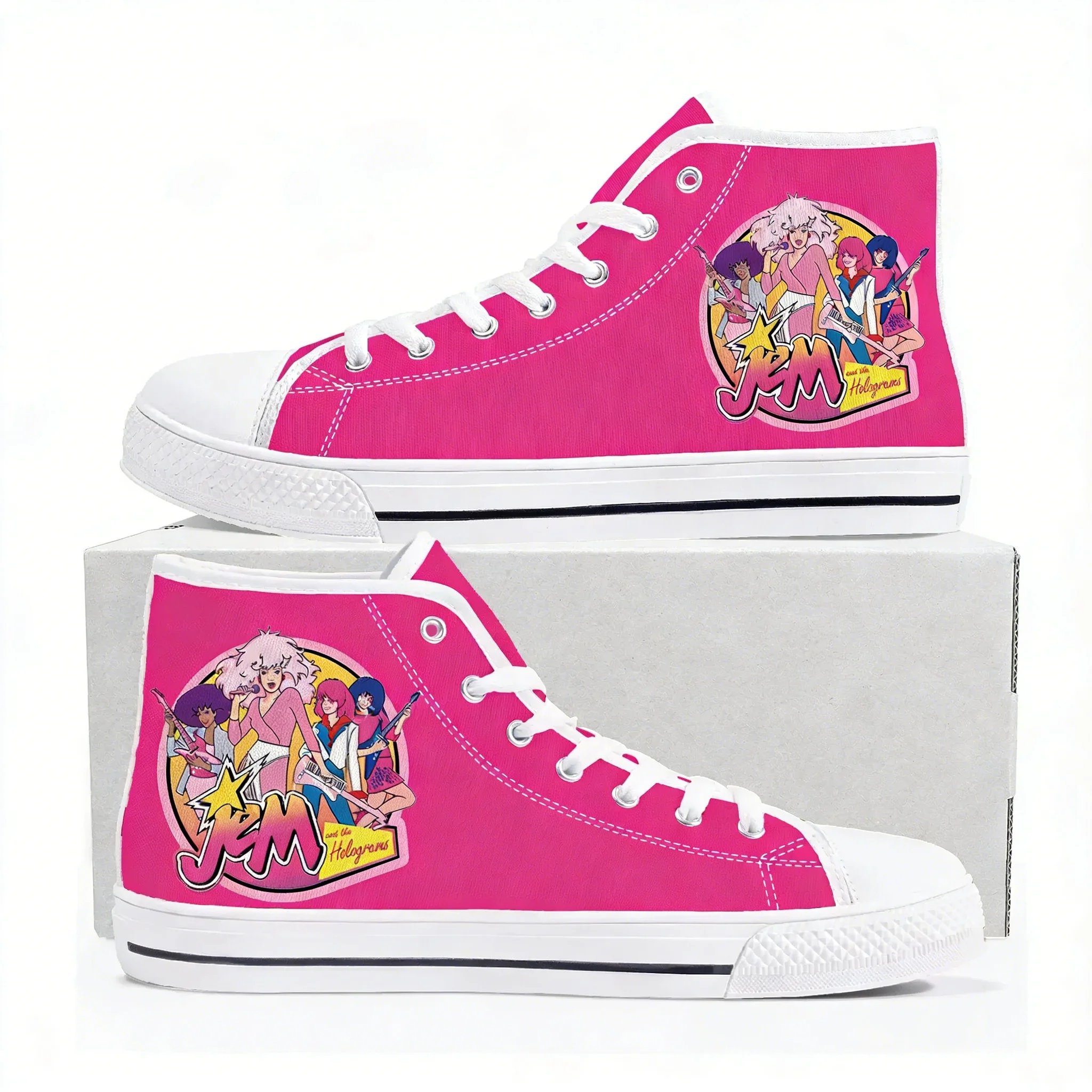 3D Printing Hologram - Zapatillas altas Jem and The Holograms