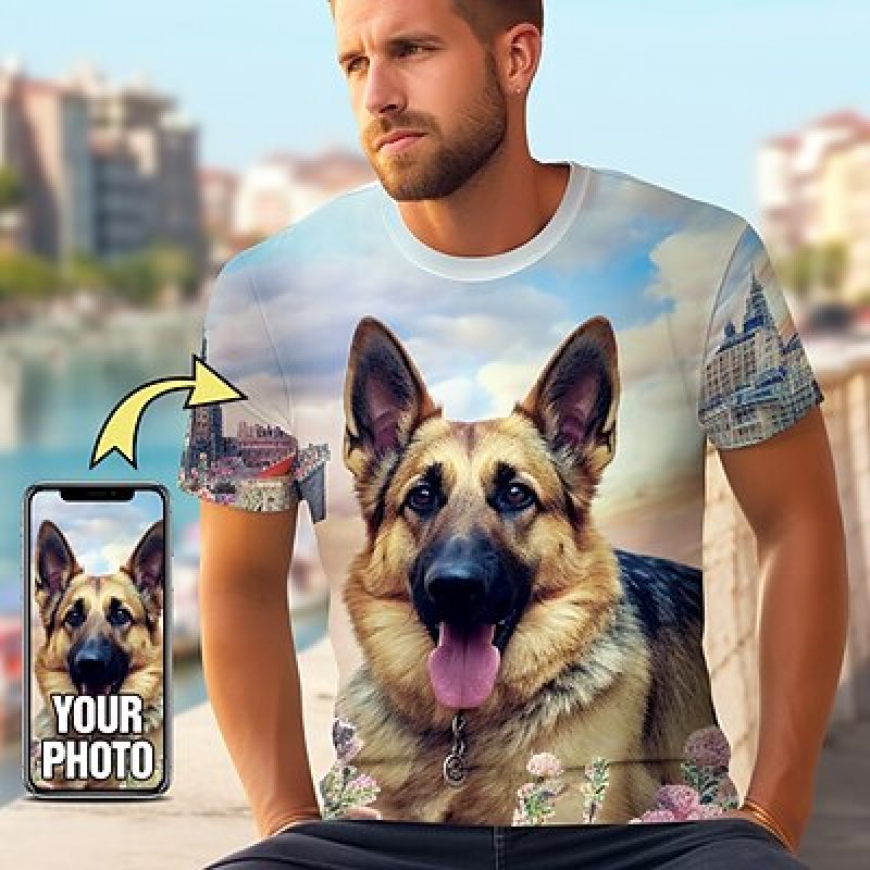 3D Printing Ideas - Camiseta personalizada para mascotas para hombres