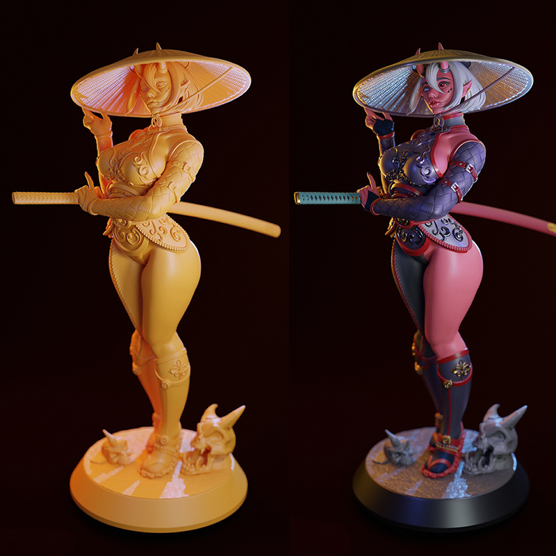 3D Printing Abs - 2 estilos personaje del juego 6088