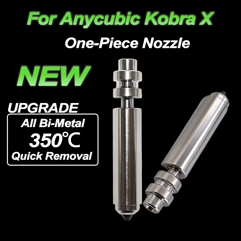 3D Printing Nozzle - NUEVO Hotend Bimetálico Mejorado de Acero