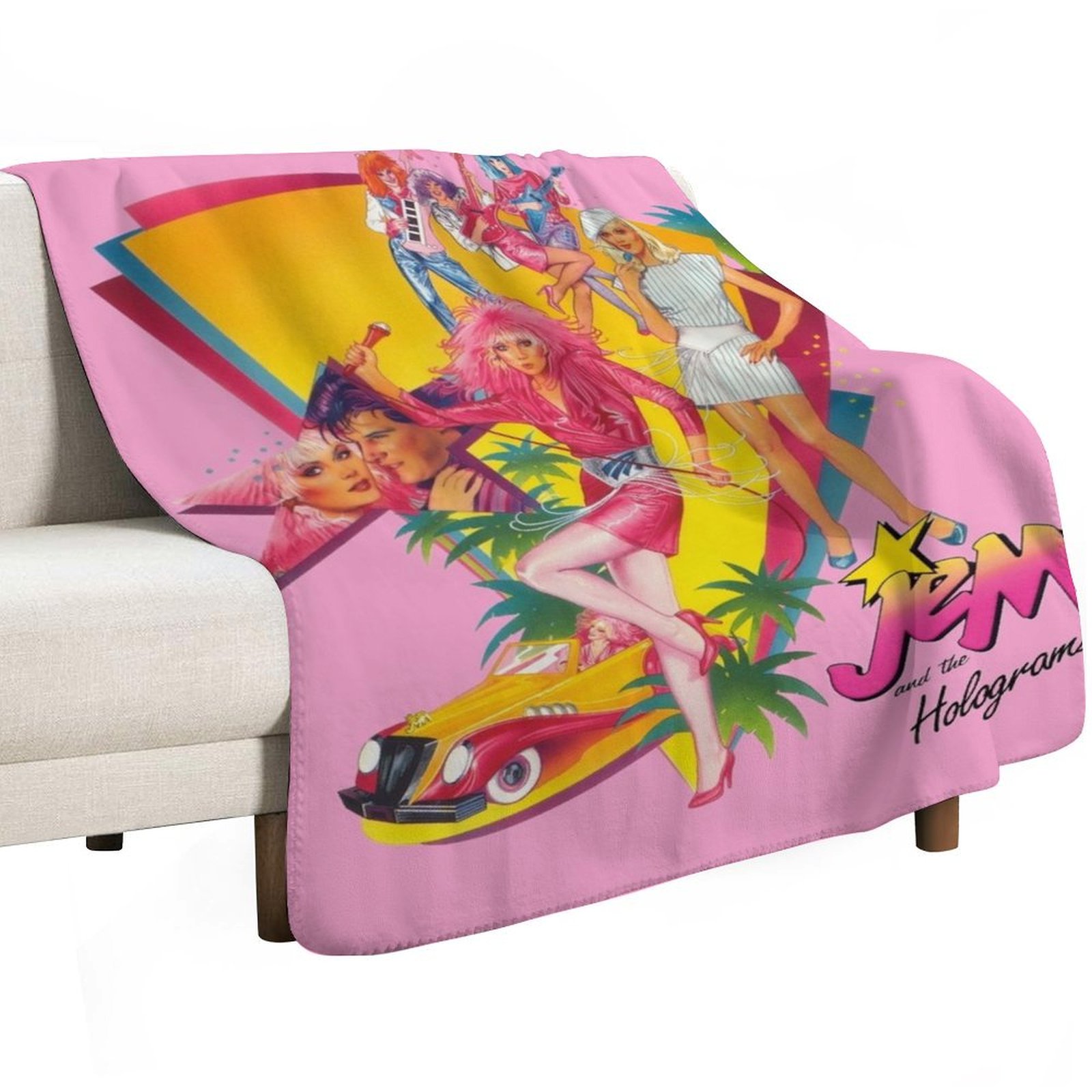 Manta decorativa Jem and the H - 3D Printing Hologram reseña y precio