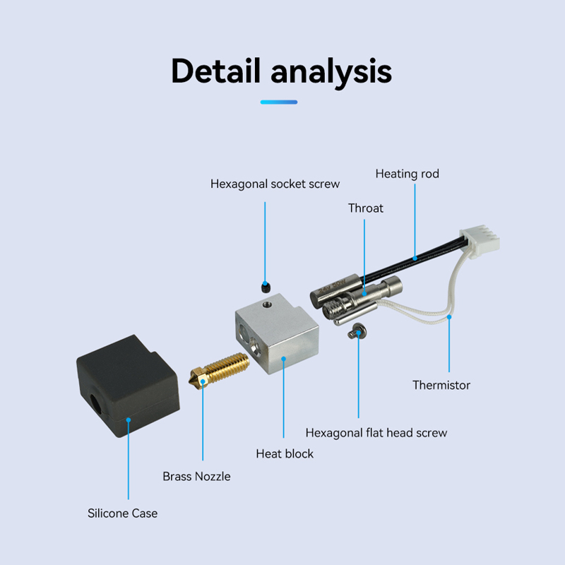 Para Anycubic Kobra S1 Hotend  - 3D Printing Nozzle reseña y precio