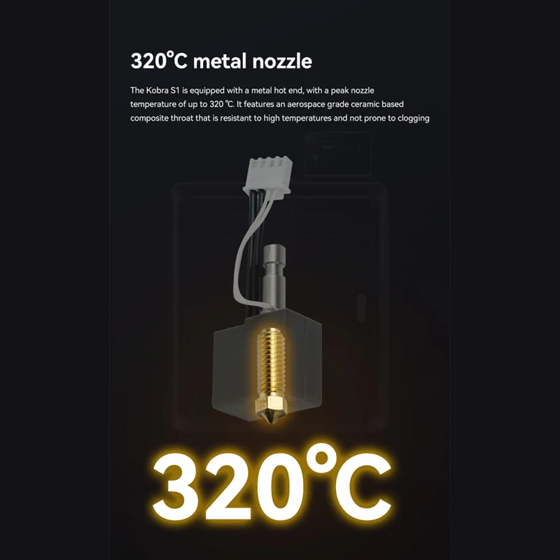 Para Anycubic Kobra S1 Hotend  - 3D Printing Nozzle reseña y precio