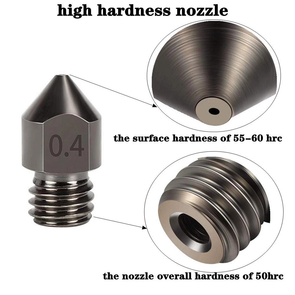 Boquilla de acero superendurec - 3D Printing Nozzle reseña y precio