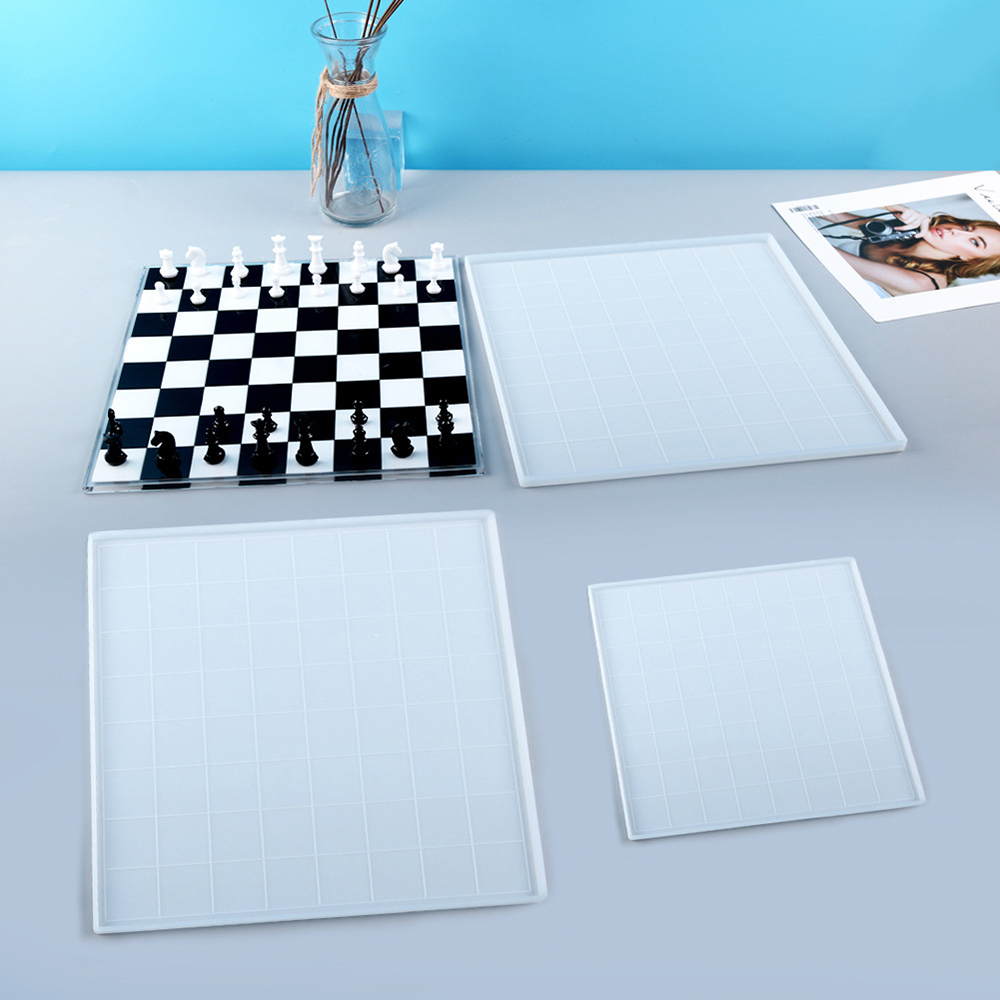 Molde de resina epoxi de crist - 3D Printing Chess reseña y precio