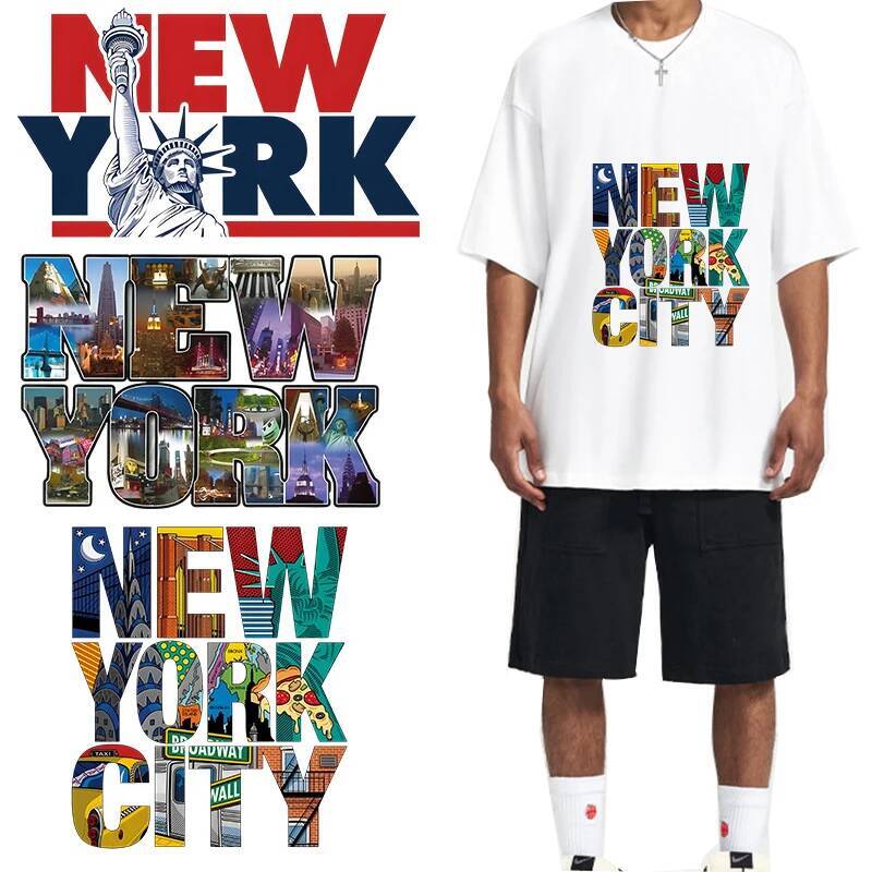 Letras de Nueva York DTF, ropa - 3D Printing Vinyl reseña y precio