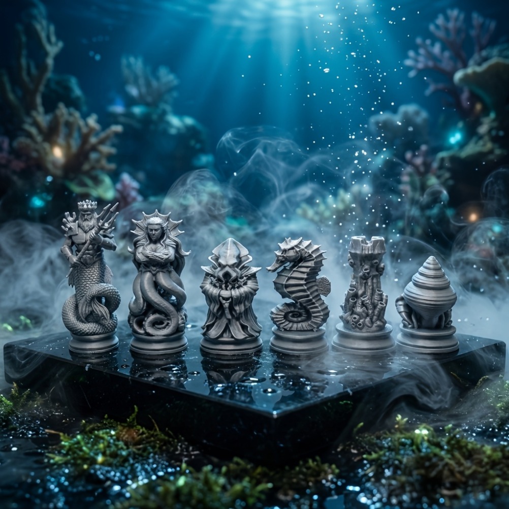Juego de Ajedrez con Figuras d - 3D Printing Chess reseña y precio