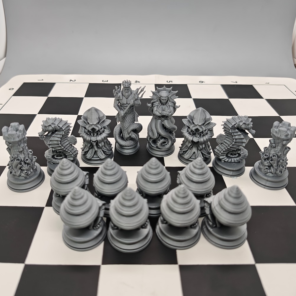 Juego de Ajedrez con Figuras d - 3D Printing Chess reseña y precio