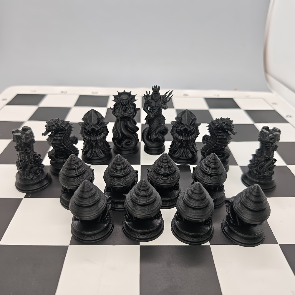 Juego de Ajedrez con Figuras d - 3D Printing Chess reseña y precio