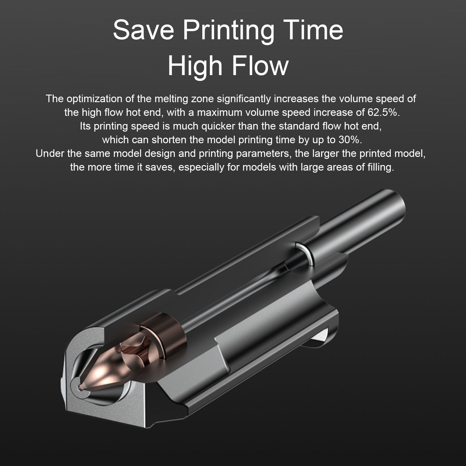 Hotend de Alto Flujo de Repues - 3D Printing Nozzle reseña y precio