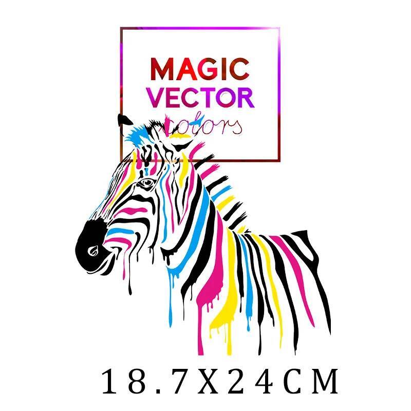 Parches de animales de zebras  - 3D Printing Vinyl reseña y precio