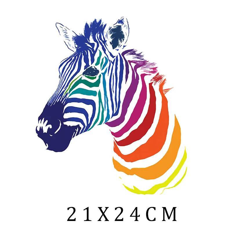 Parches de animales de zebras  - 3D Printing Vinyl reseña y precio