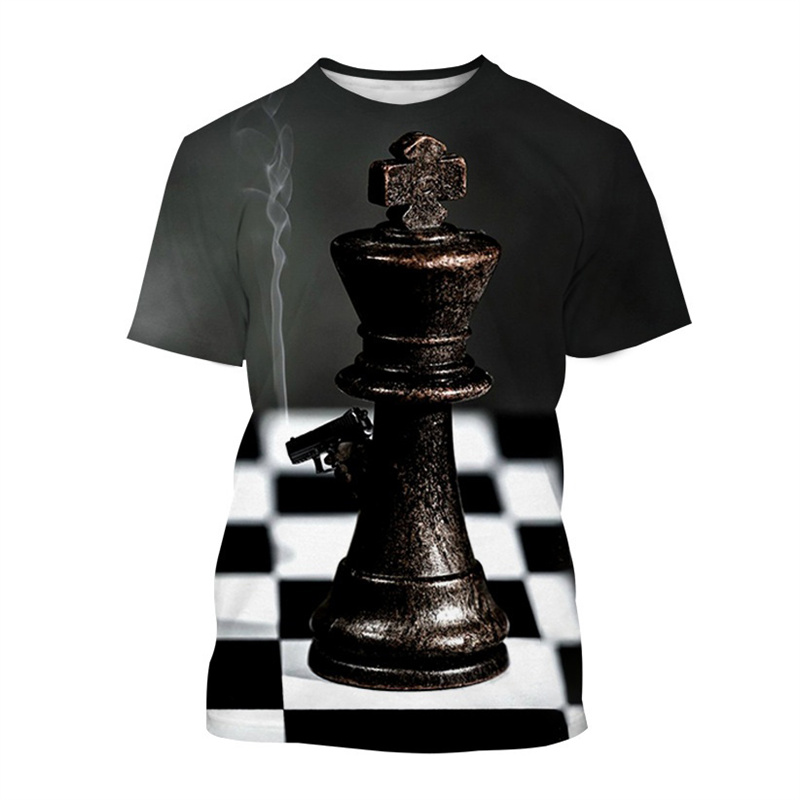 Novedad en camiseta de ajedrez - 3D Printing Chess reseña y precio