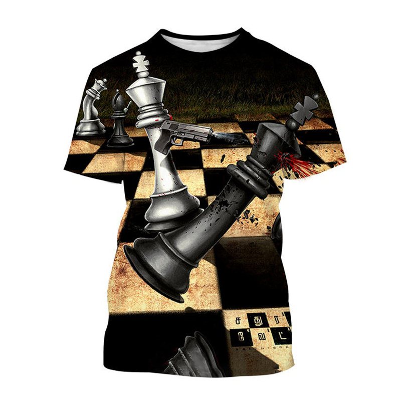 Novedad en camiseta de ajedrez - 3D Printing Chess reseña y precio