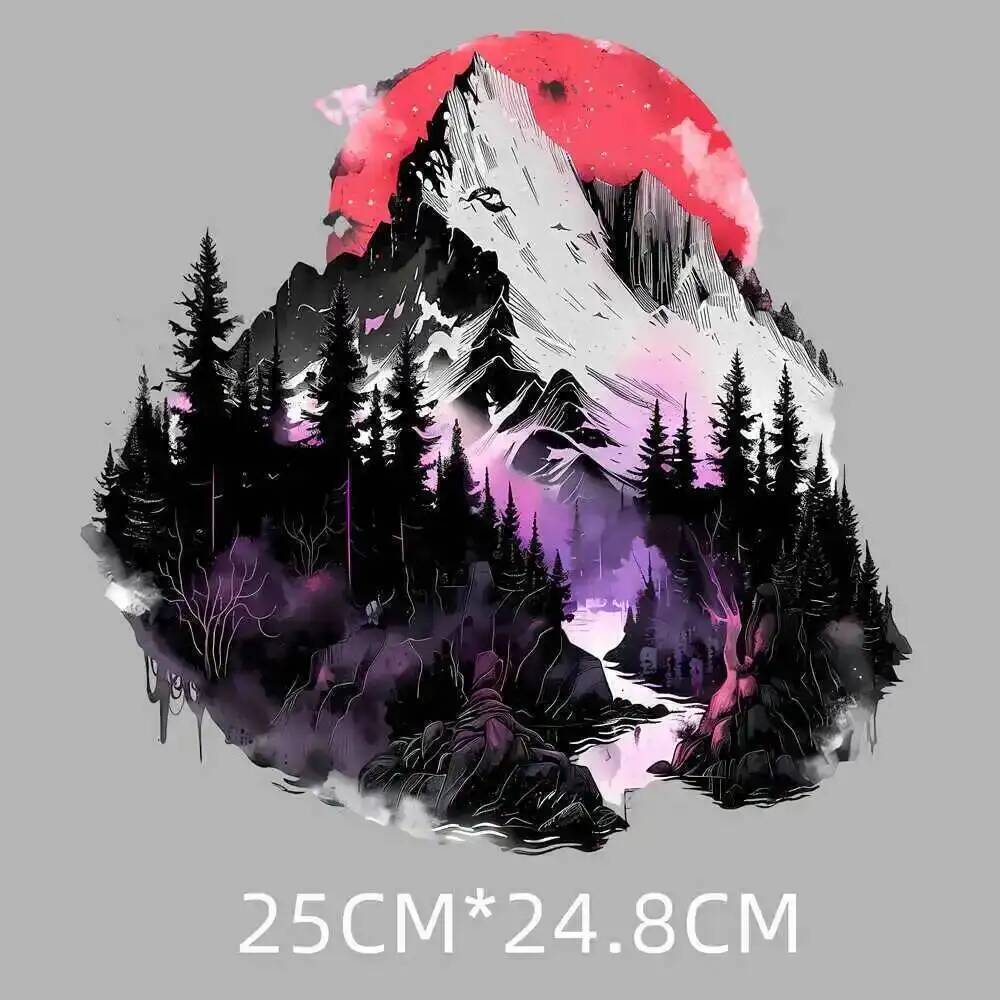 25cm paisaje de montaña nevada - 3D Printing Vinyl reseña y precio