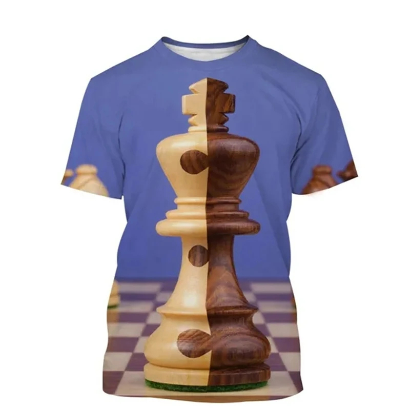 Camiseta de ajedrez con diseño - 3D Printing Chess reseña y precio
