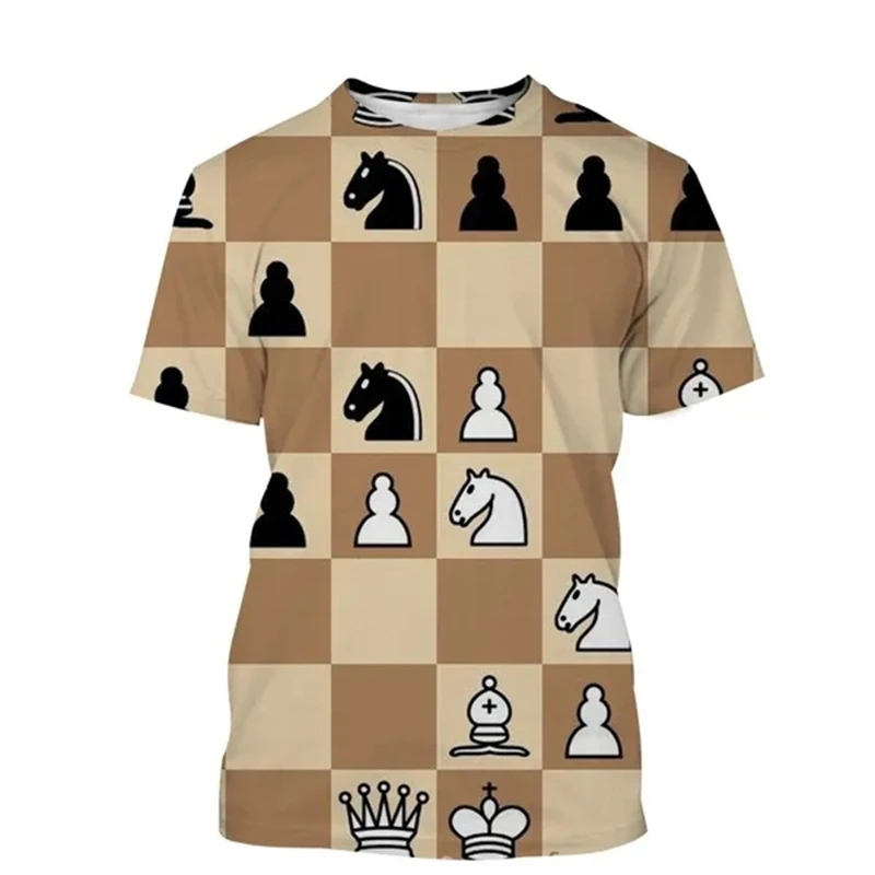 Camiseta de ajedrez con diseño - 3D Printing Chess reseña y precio