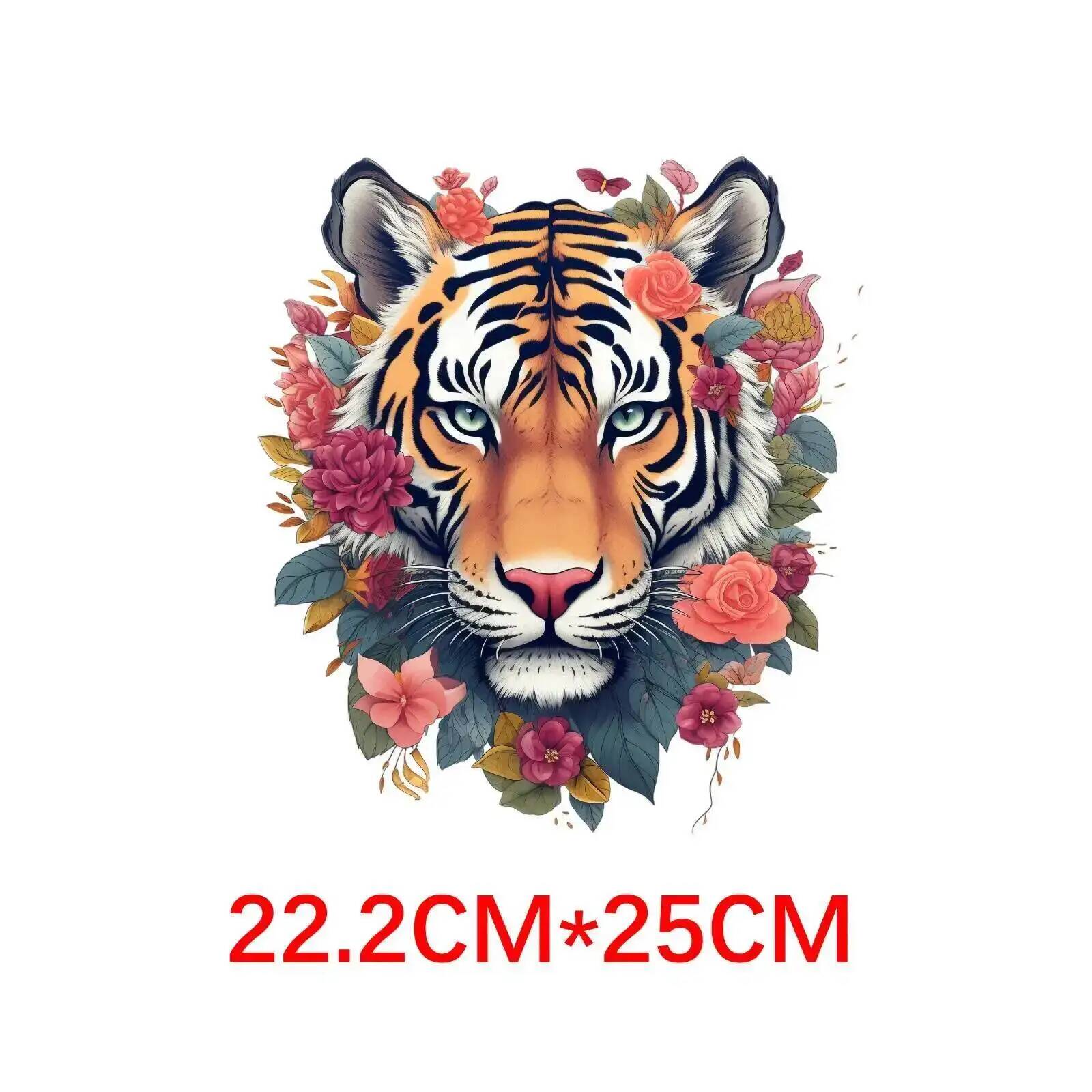25cm León Tigre flor Animal hi - 3D Printing Vinyl reseña y precio