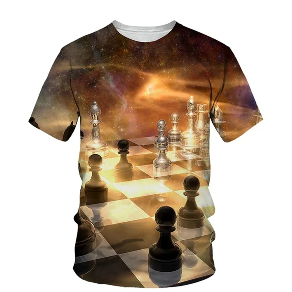 Camisetas con estampado 3D de  - 3D Printing Chess reseña y precio
