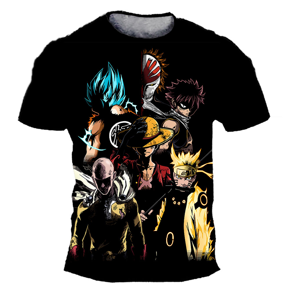 Camiseta con estampado 3D de d - 3D Printing One Piece reseña y precio