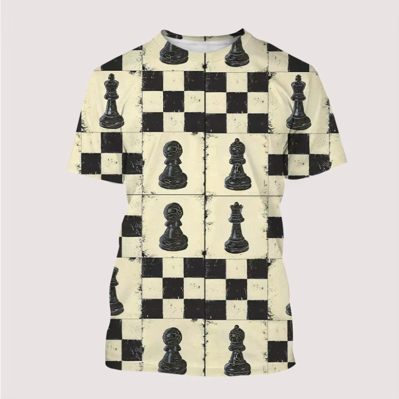 Nueva camiseta para hombre con - 3D Printing Chess reseña y precio