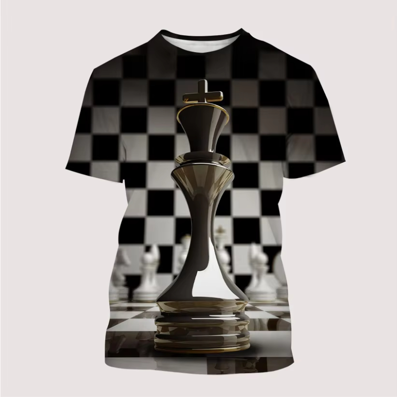 Nueva camiseta para hombre con - 3D Printing Chess reseña y precio