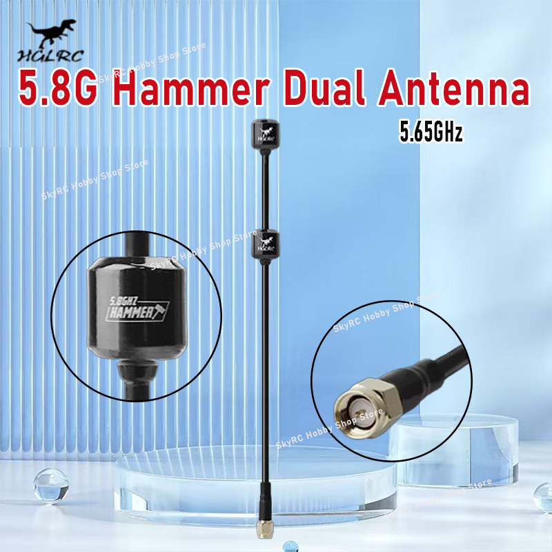 HGLRC 5.8G Hammer Antena Dual  - 3D Printing Drone reseña y precio