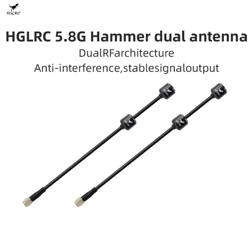 HGLRC 5.8G Hammer Antena Dual  - 3D Printing Drone reseña y precio