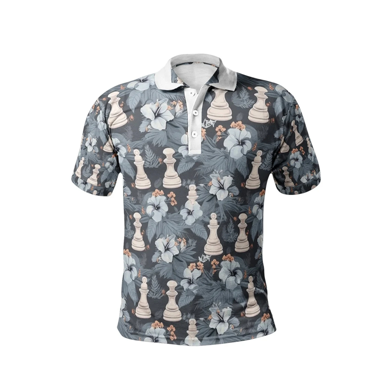 Chess King 3D Print Polo Shirt - 3D Printing Chess reseña y precio