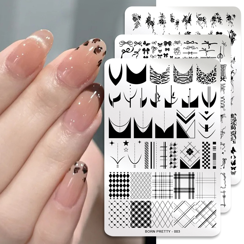 BORN PRETTY Hojas Flor Nail Ar - 3D Printing Templates Free reseña y precio