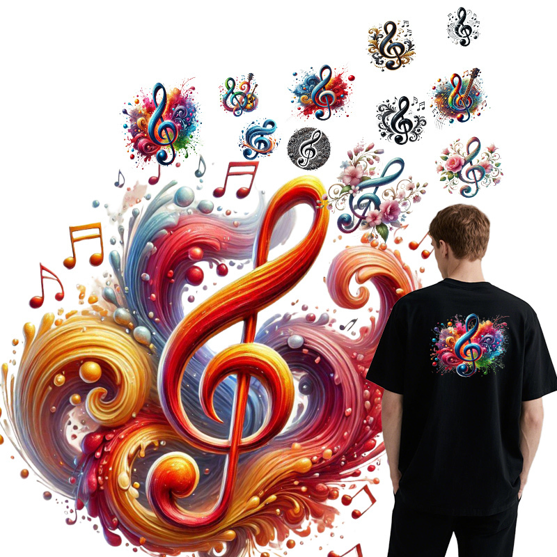 Símbolos musicales en color, i - 3D Printing Vinyl reseña y precio