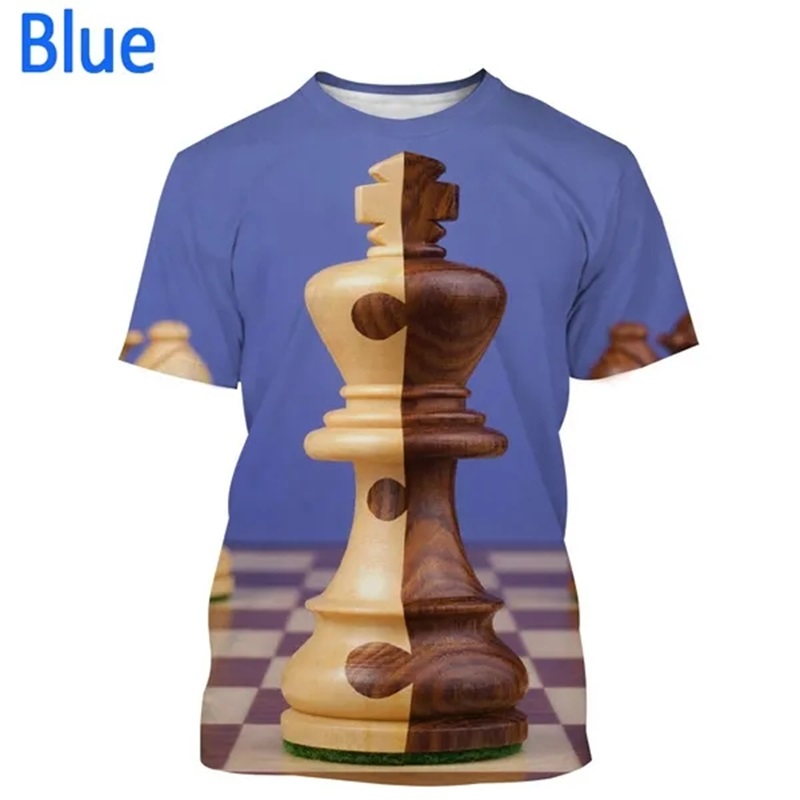 Camiseta con estampado 3D de j - 3D Printing Chess reseña y precio