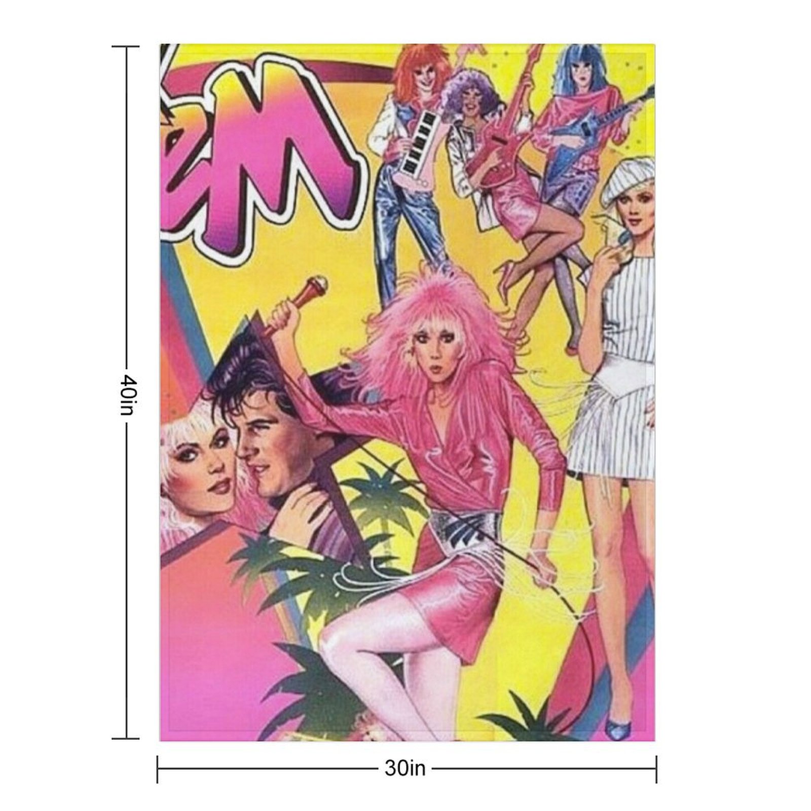 Manta decorativa Jem and the H - 3D Printing Hologram reseña y precio