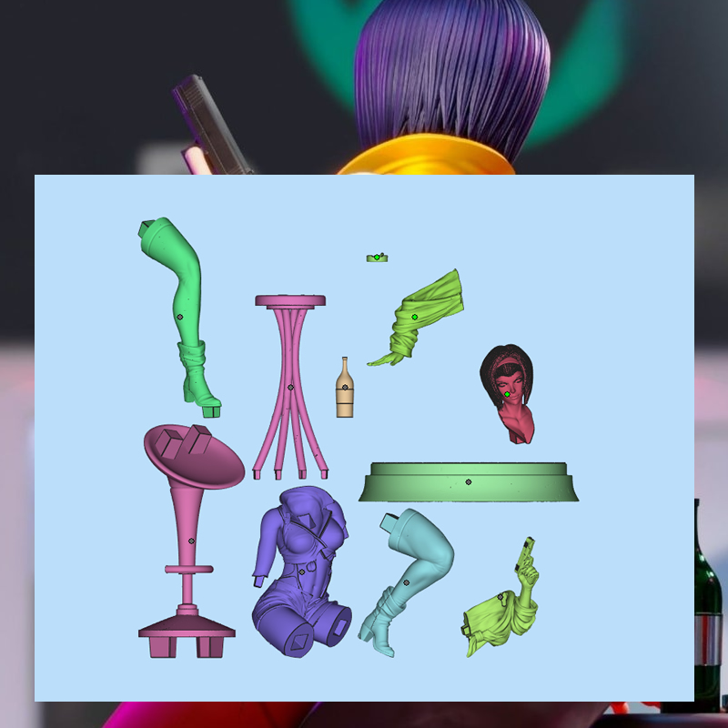 2 estilos personaje del juego  - 3D Printing Abs reseña y precio