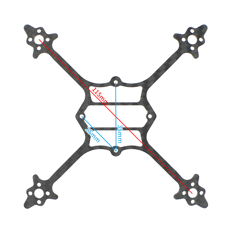 Placa inferior de distancia en - 3D Printing Drone reseña y precio