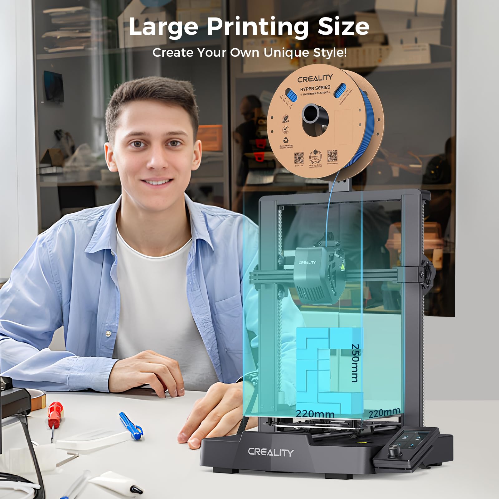 CREALITY Ender-3 V3 SE impreso - 3D Printing Industrial reseña y precio