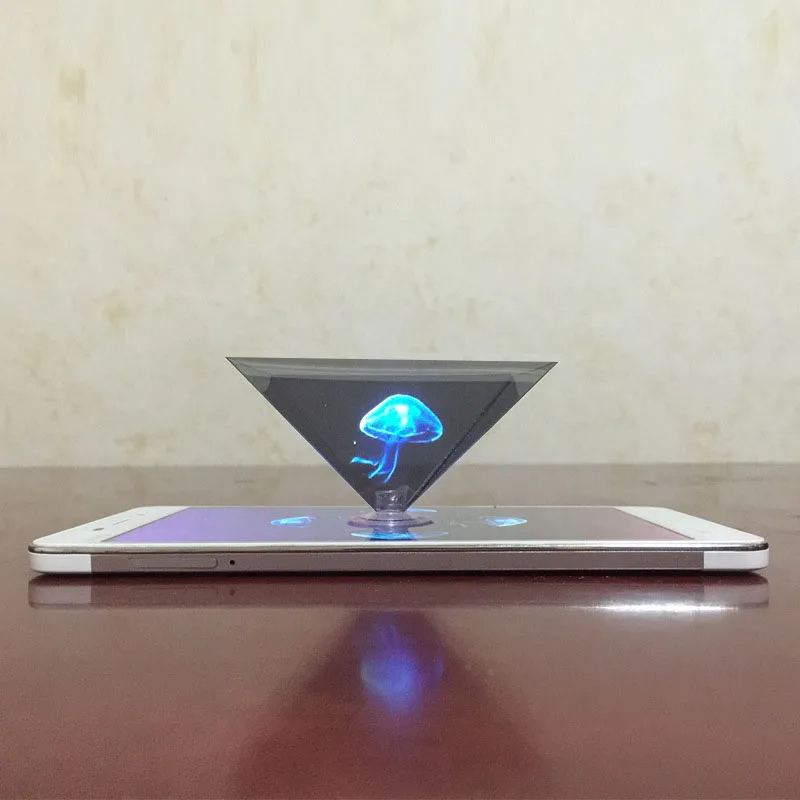 Proyector de pantalla de pirám - 3D Printing Hologram reseña y precio