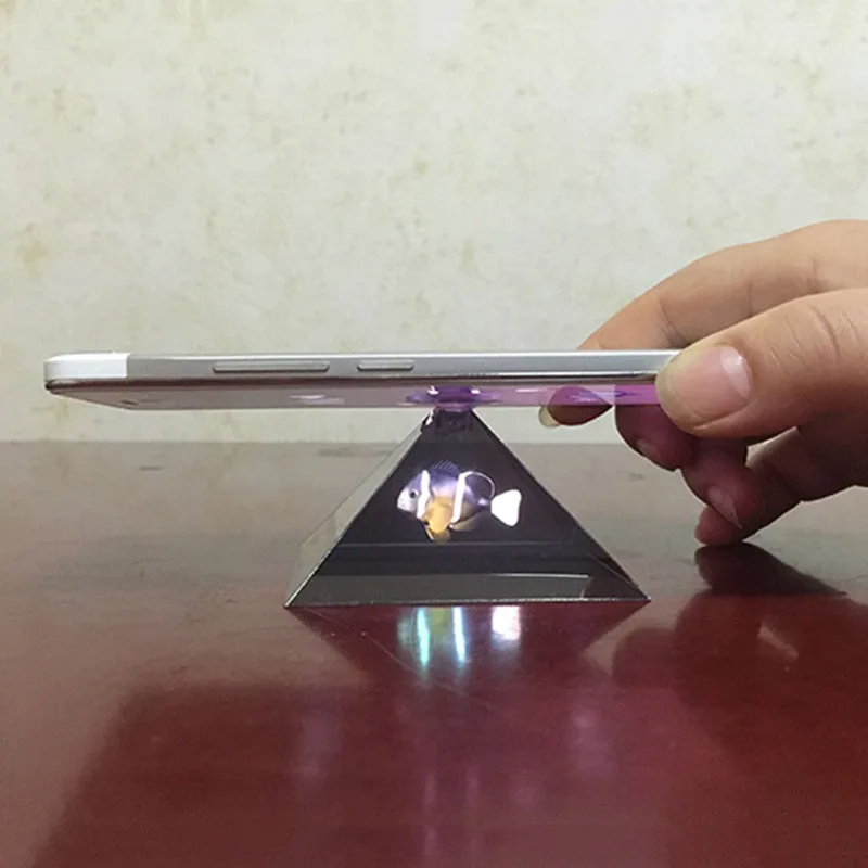 Proyector de pantalla de pirám - 3D Printing Hologram reseña y precio