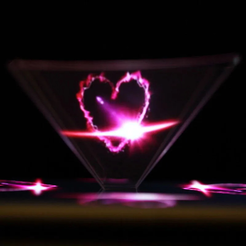 Proyector de pantalla de pirám - 3D Printing Hologram reseña y precio