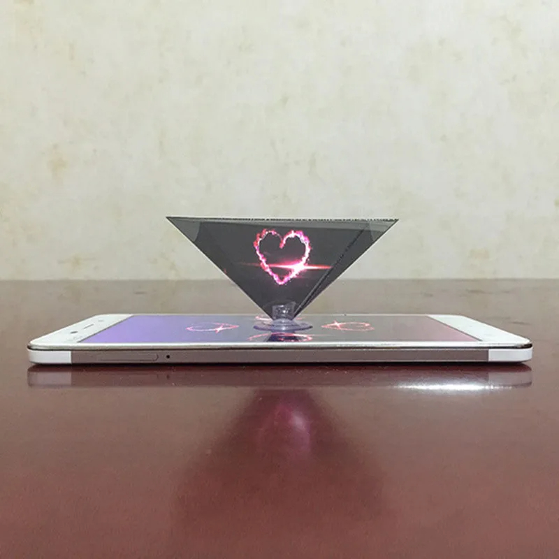 Proyector de pantalla de pirám - 3D Printing Hologram reseña y precio